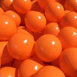 bolas laranja para piscina de bolas